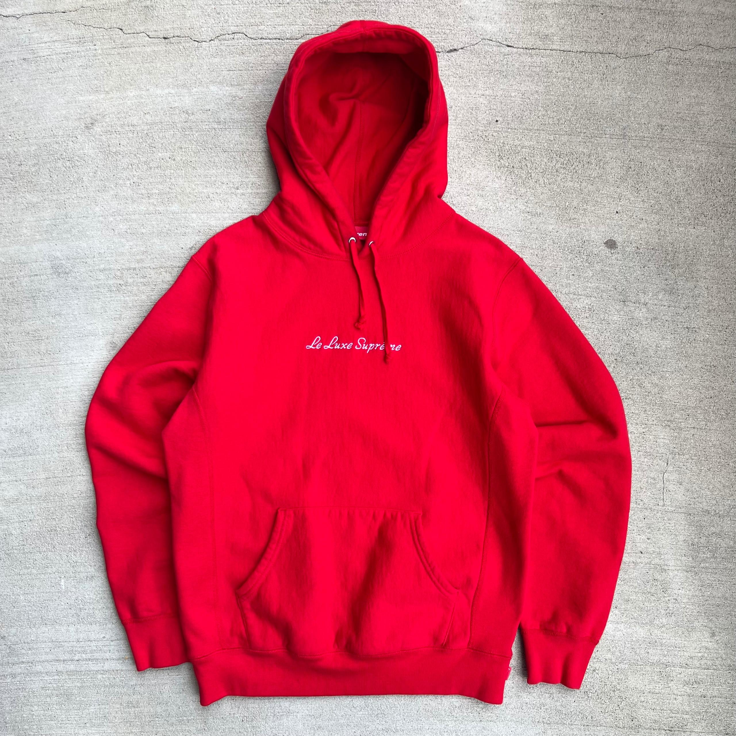 Le Luxe Supreme Red Hoodie