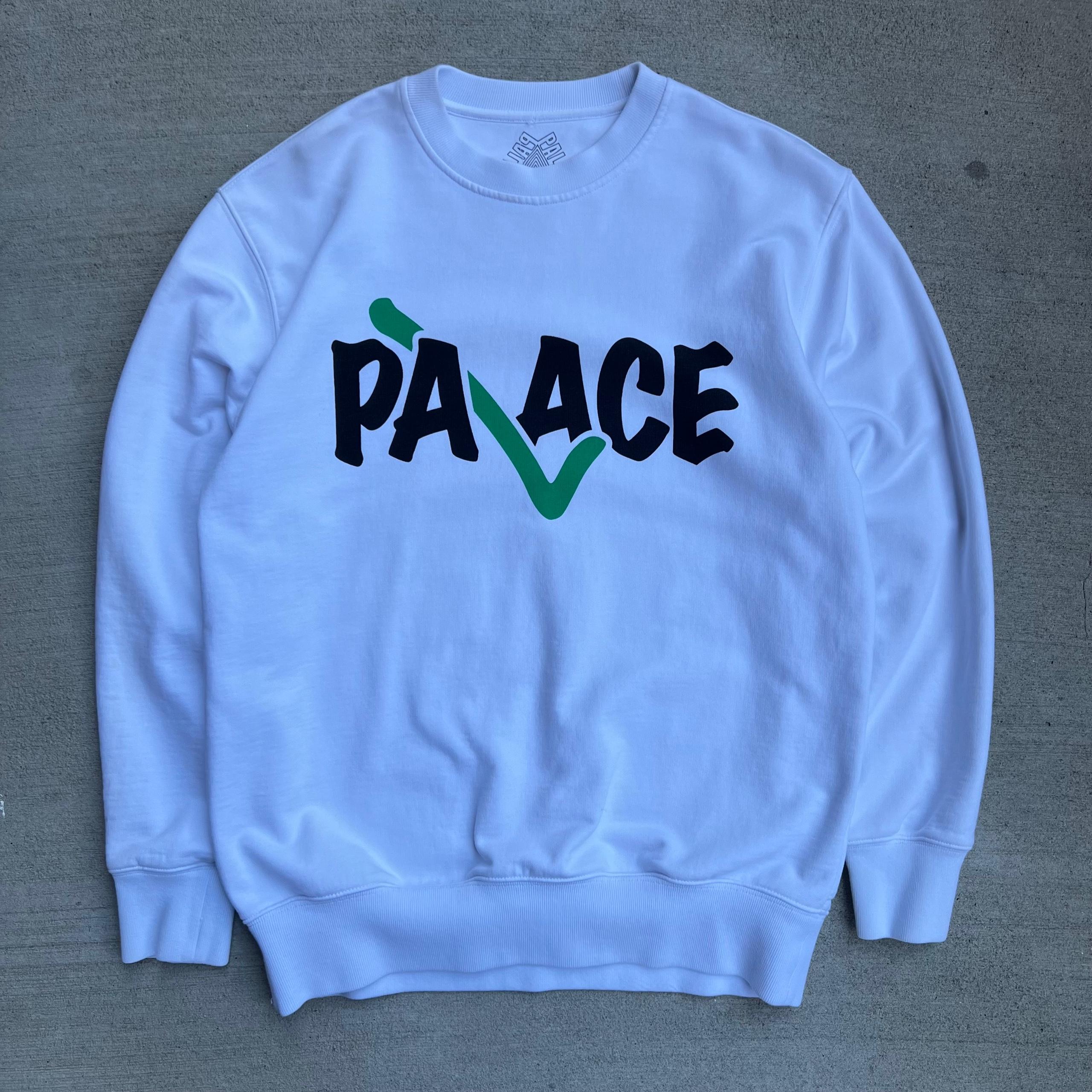 Palace Correct White Crewneck