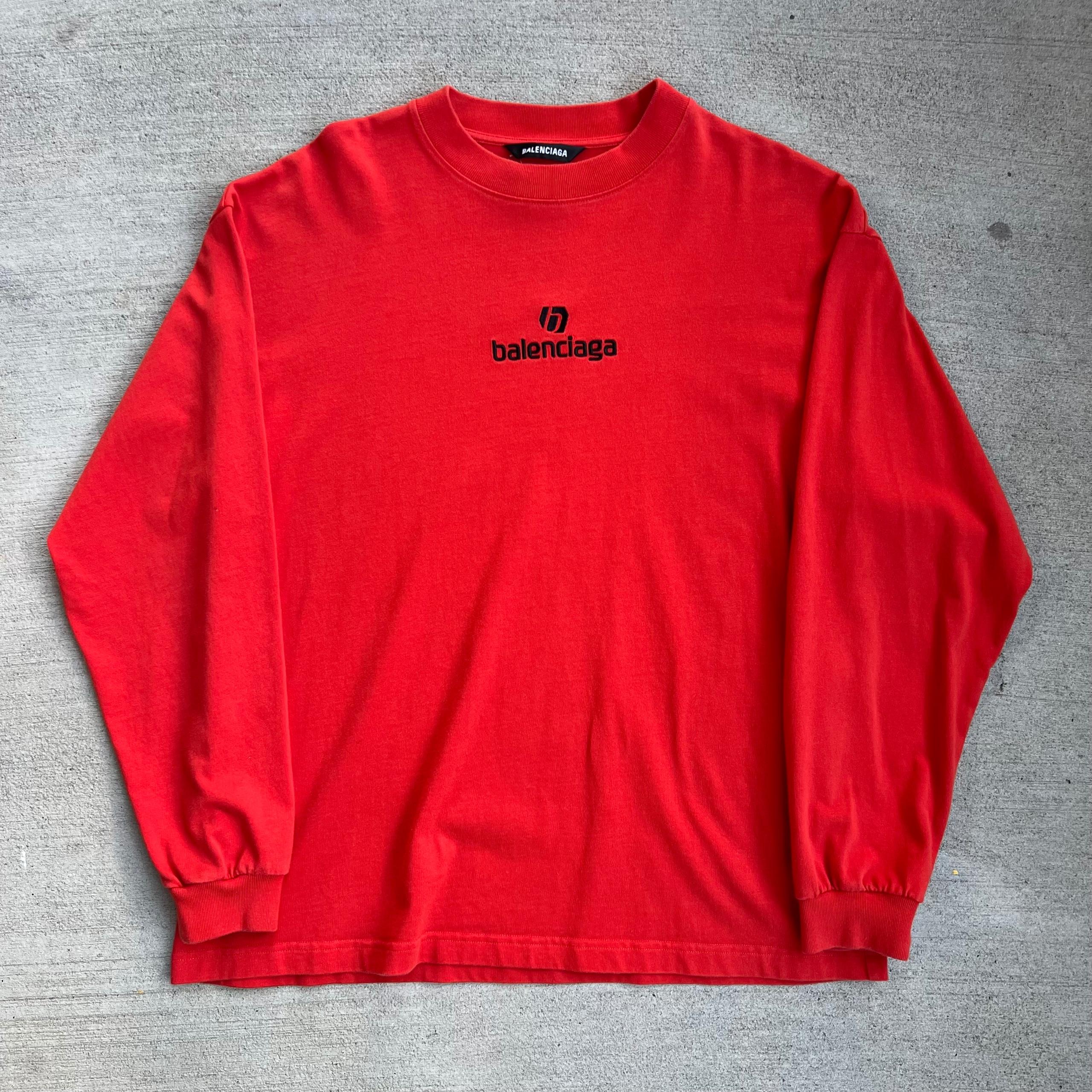 Balenciaga Red Longsleeve