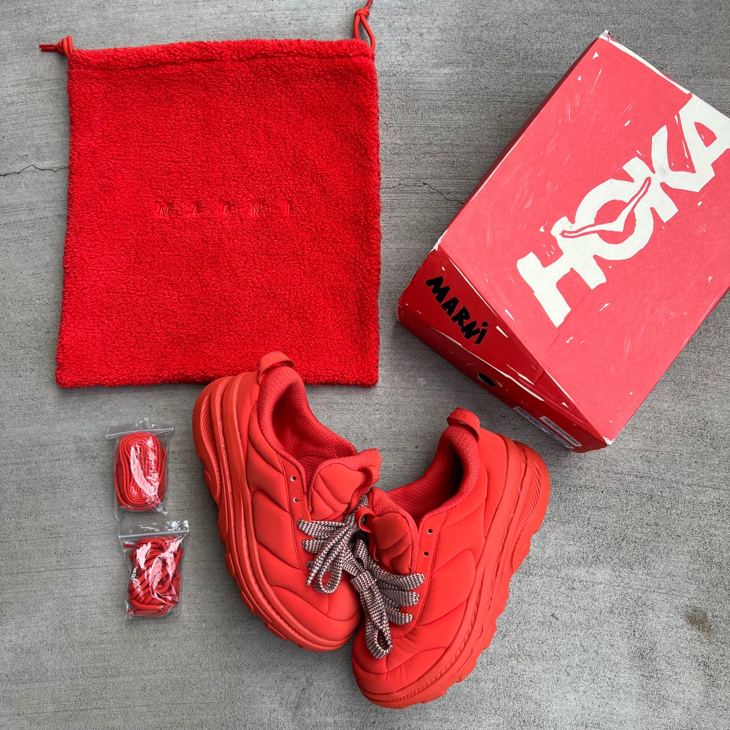 Marni Hoka Red
