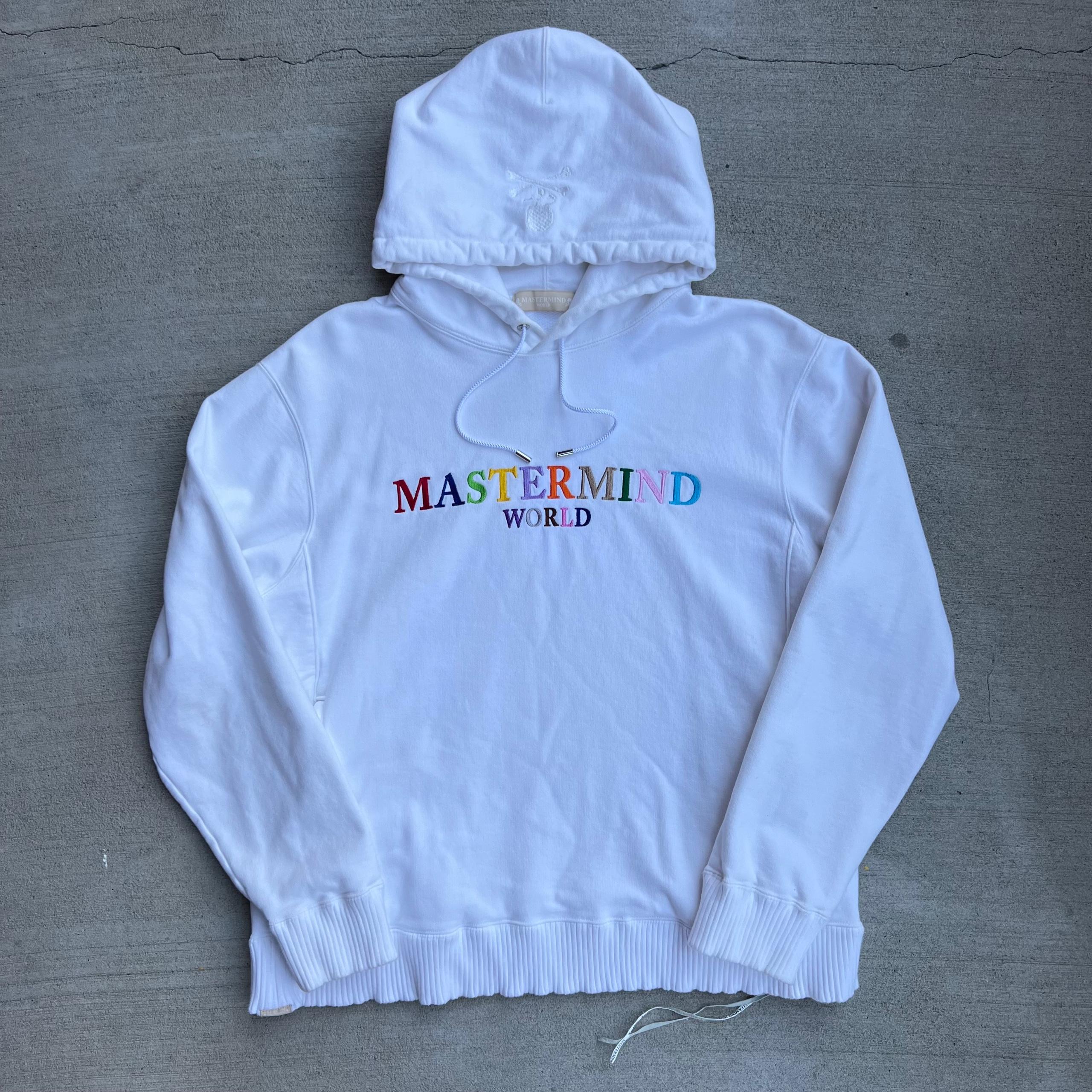 Mastermind World Logo White Hoodie