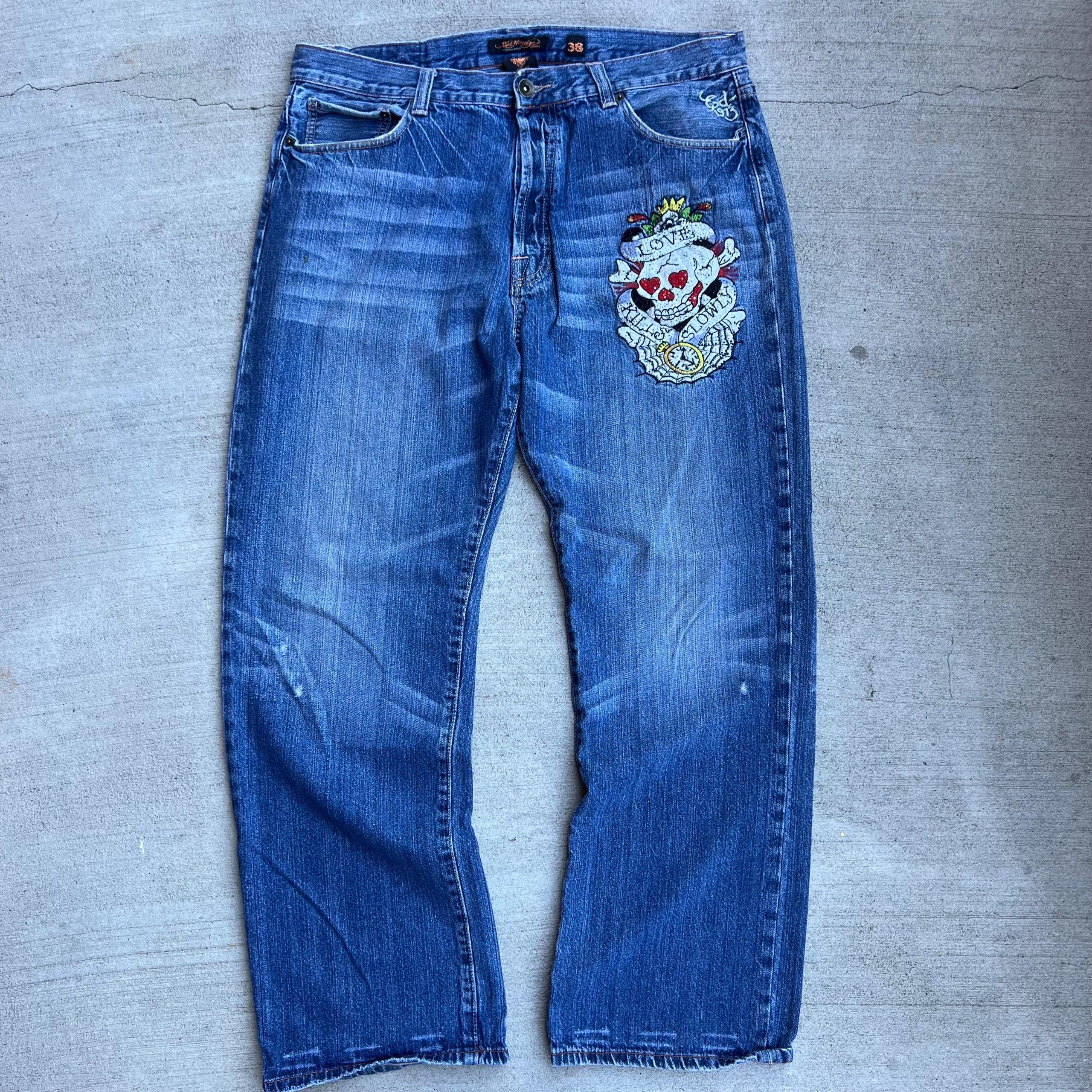 Ed Hardy Skull Denim