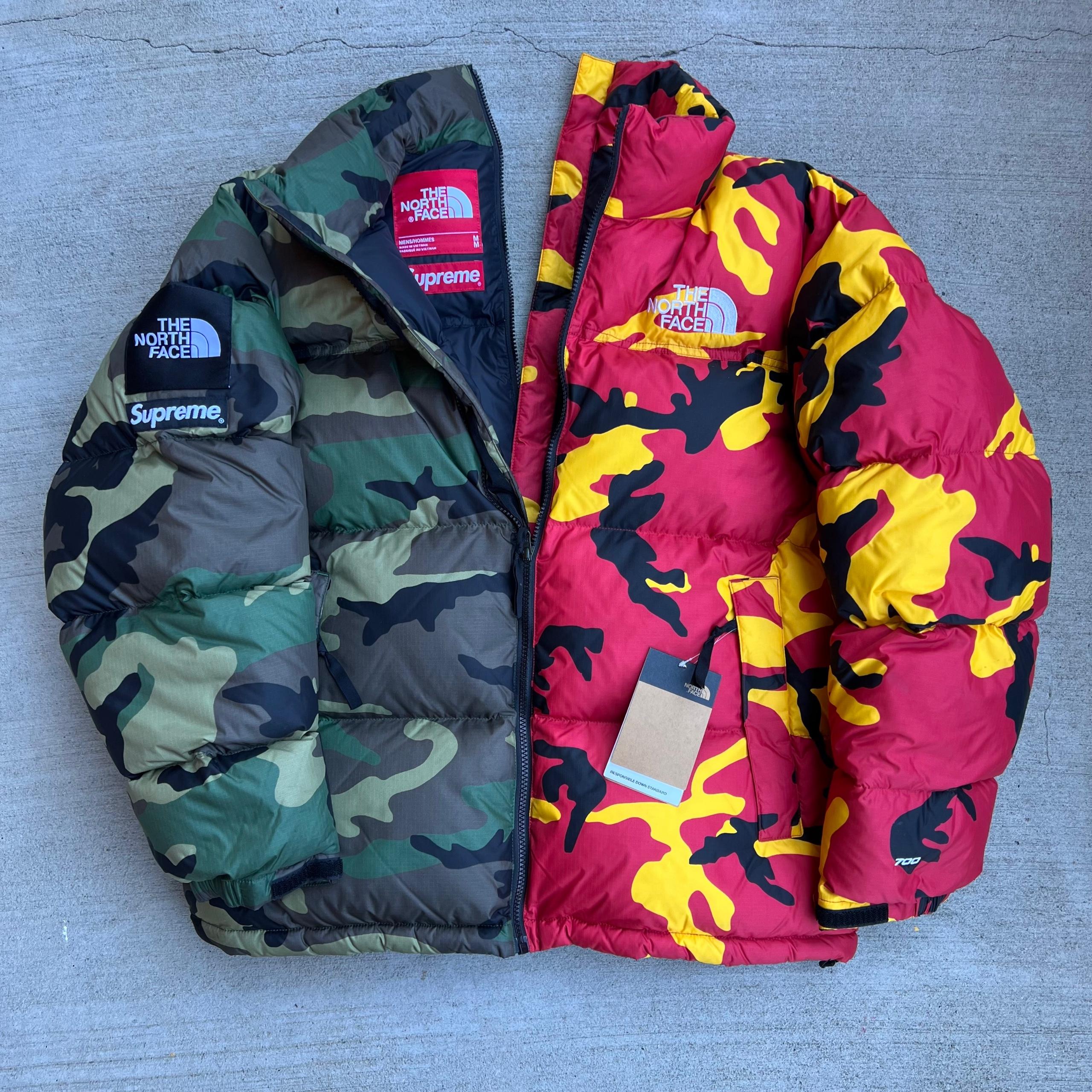 Supreme The North Face Split Nuptse Jacket