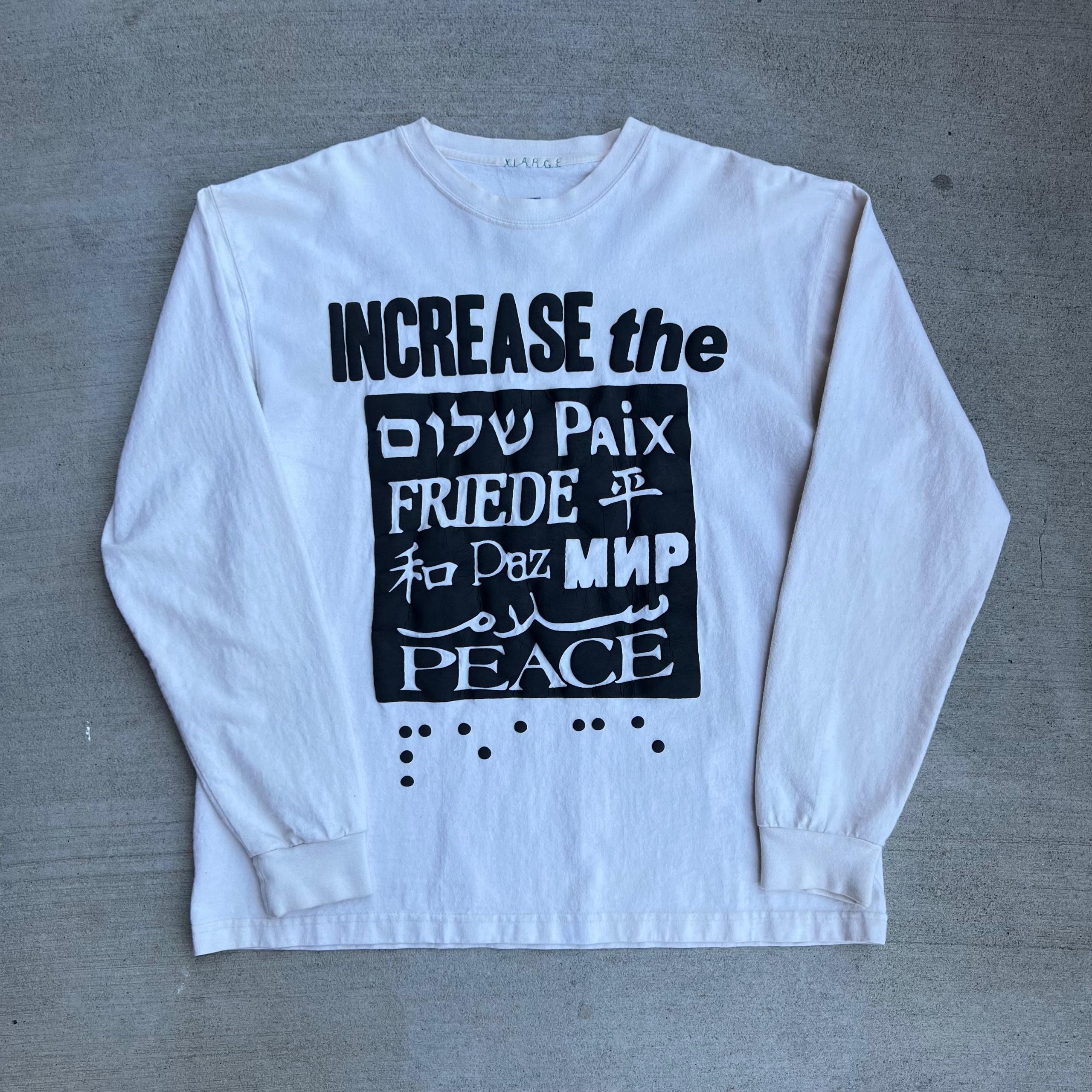 CPFM Increase the Peace White Longsleeve