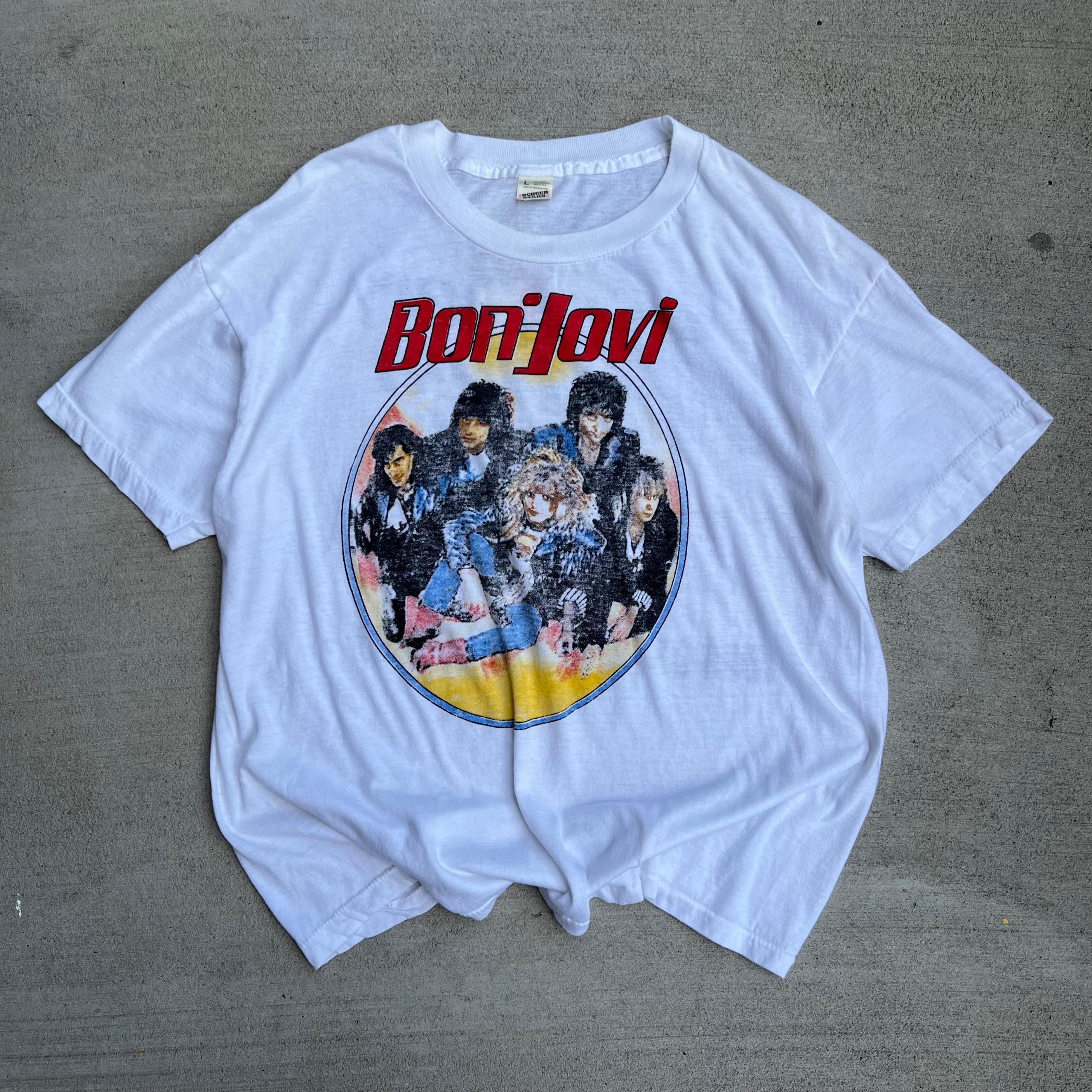 1980 Bon Jovi Slippery When Wet Tour Tee