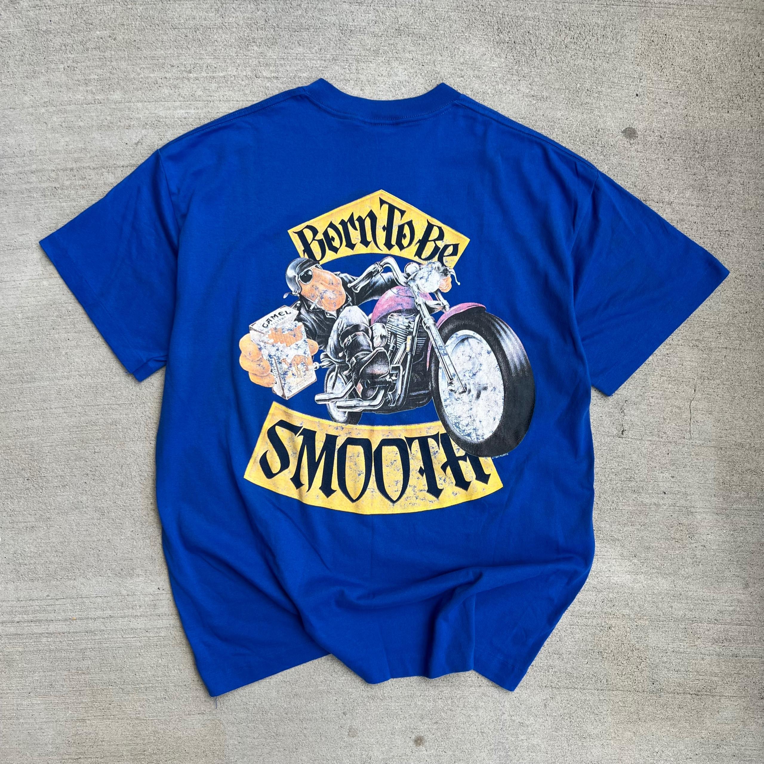 Camel Born to be Smooth Blue Tee