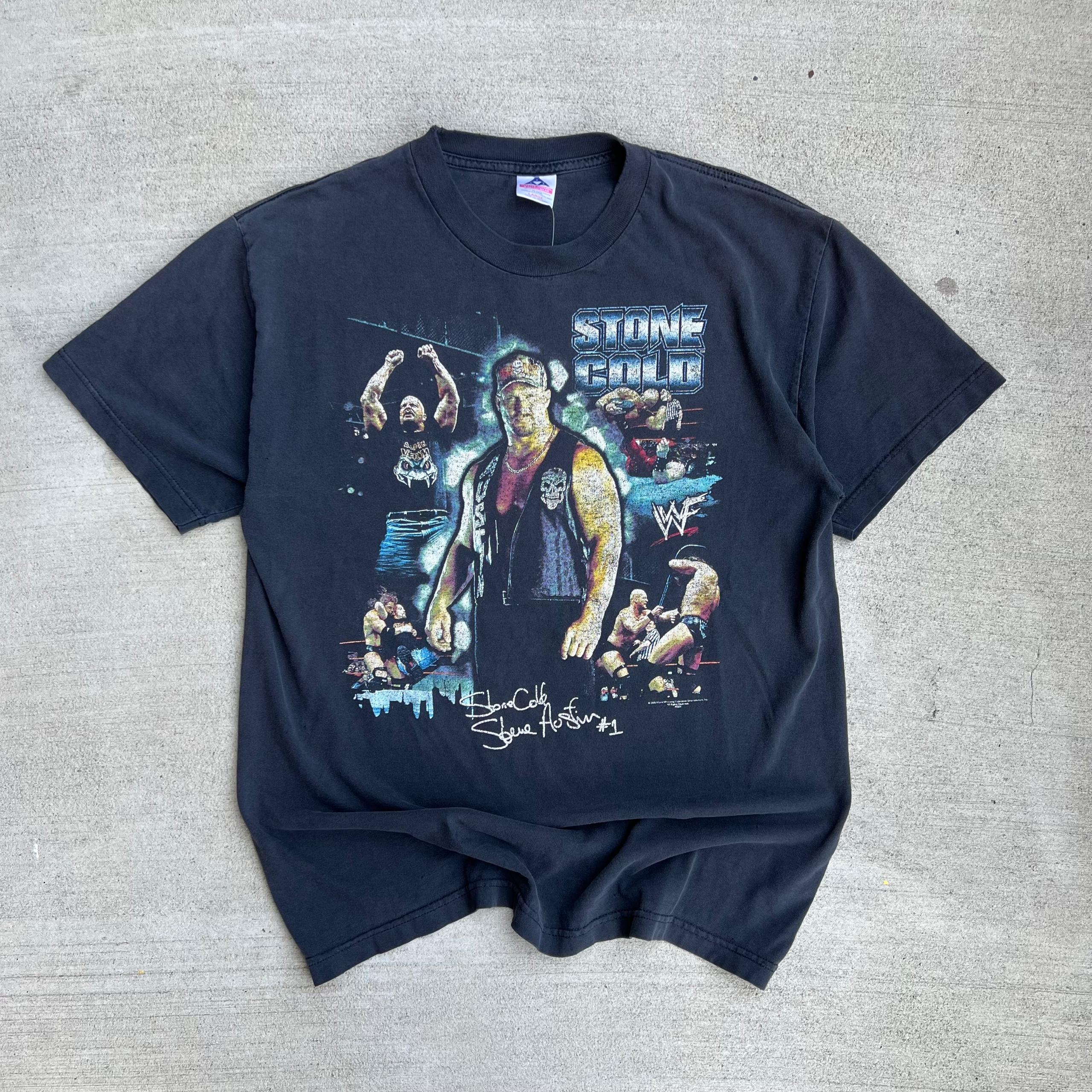 Stone Cold Back With a Vengance Black Tee