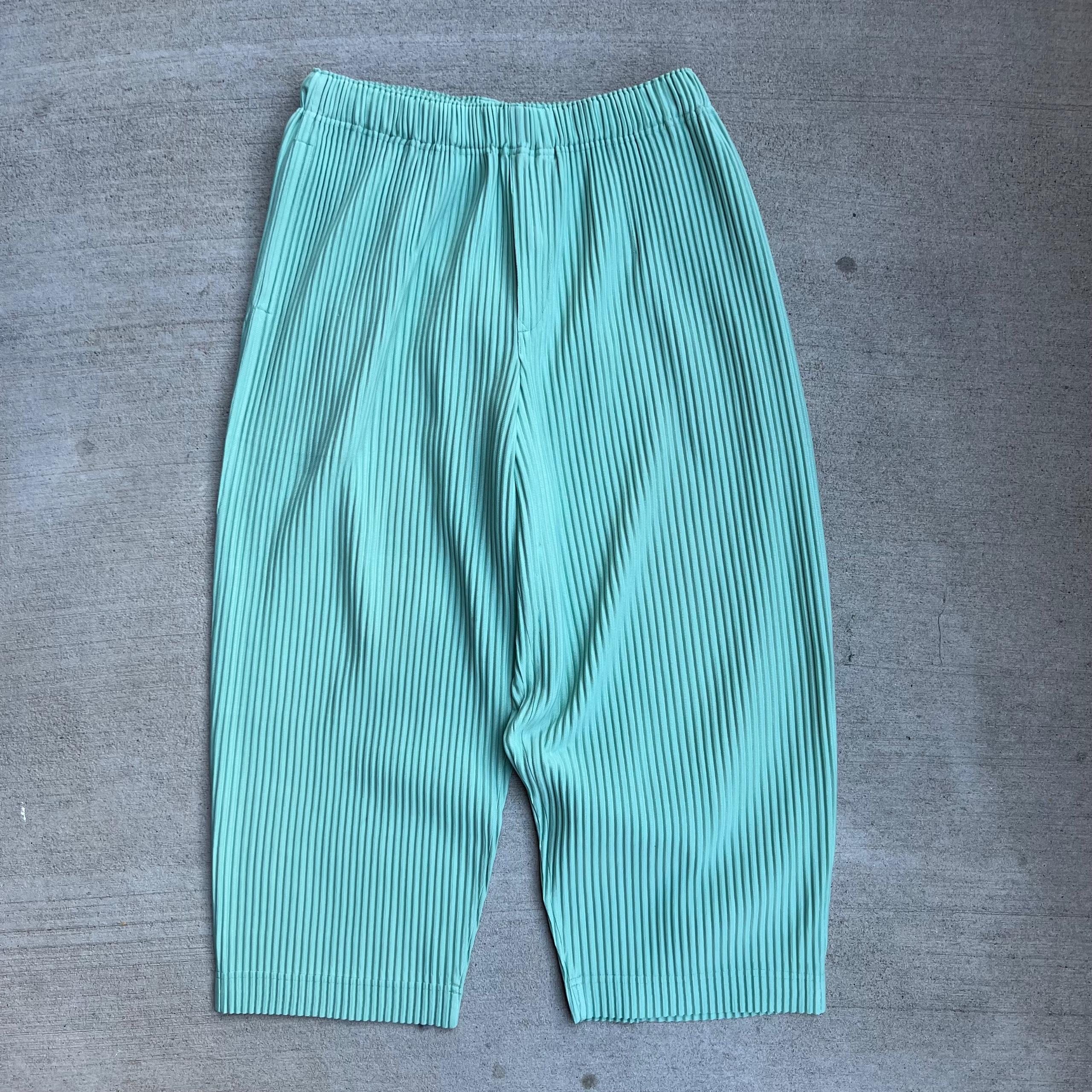Issey Miyake Teal Pants