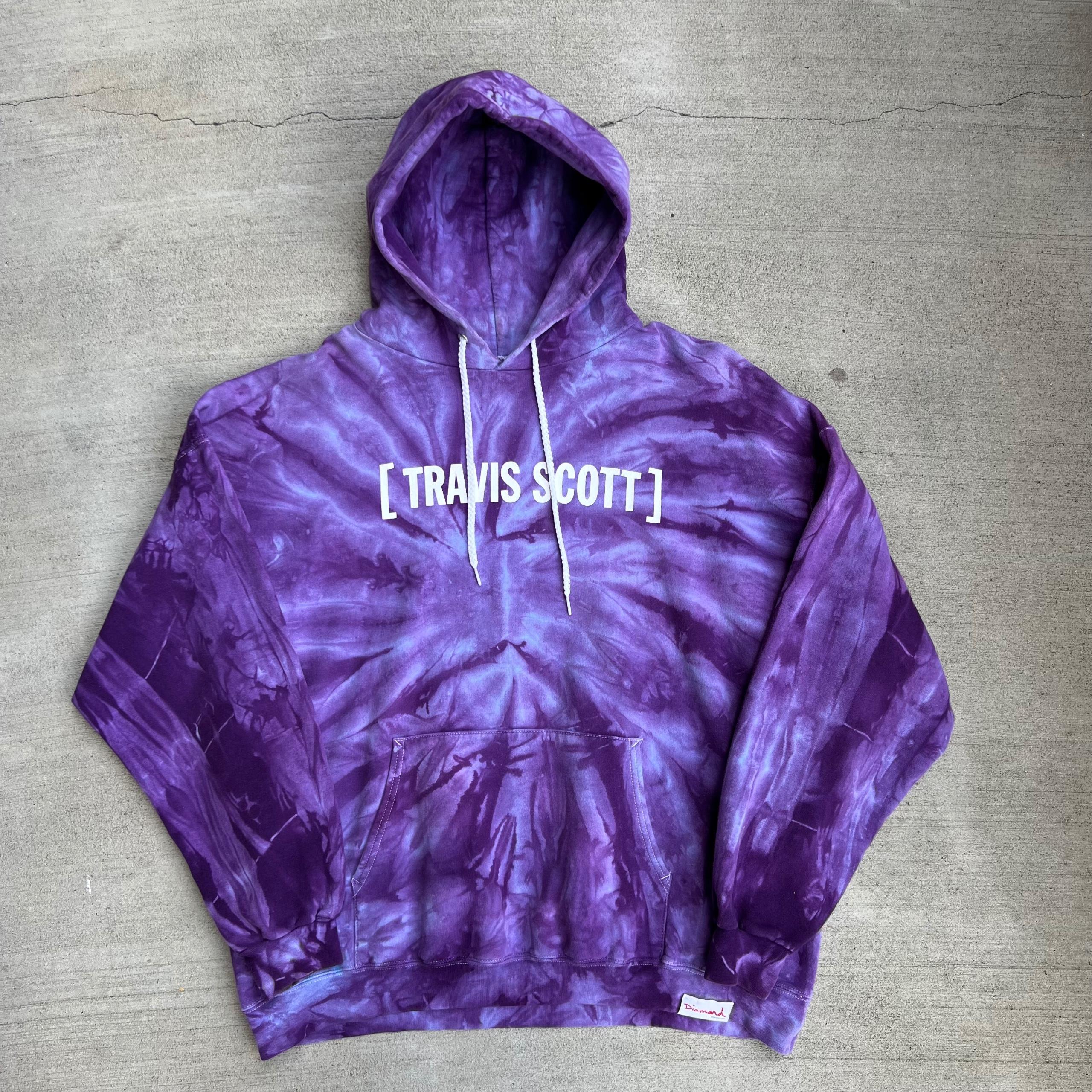 Travis Scott Purple Tie Dye Hoodie