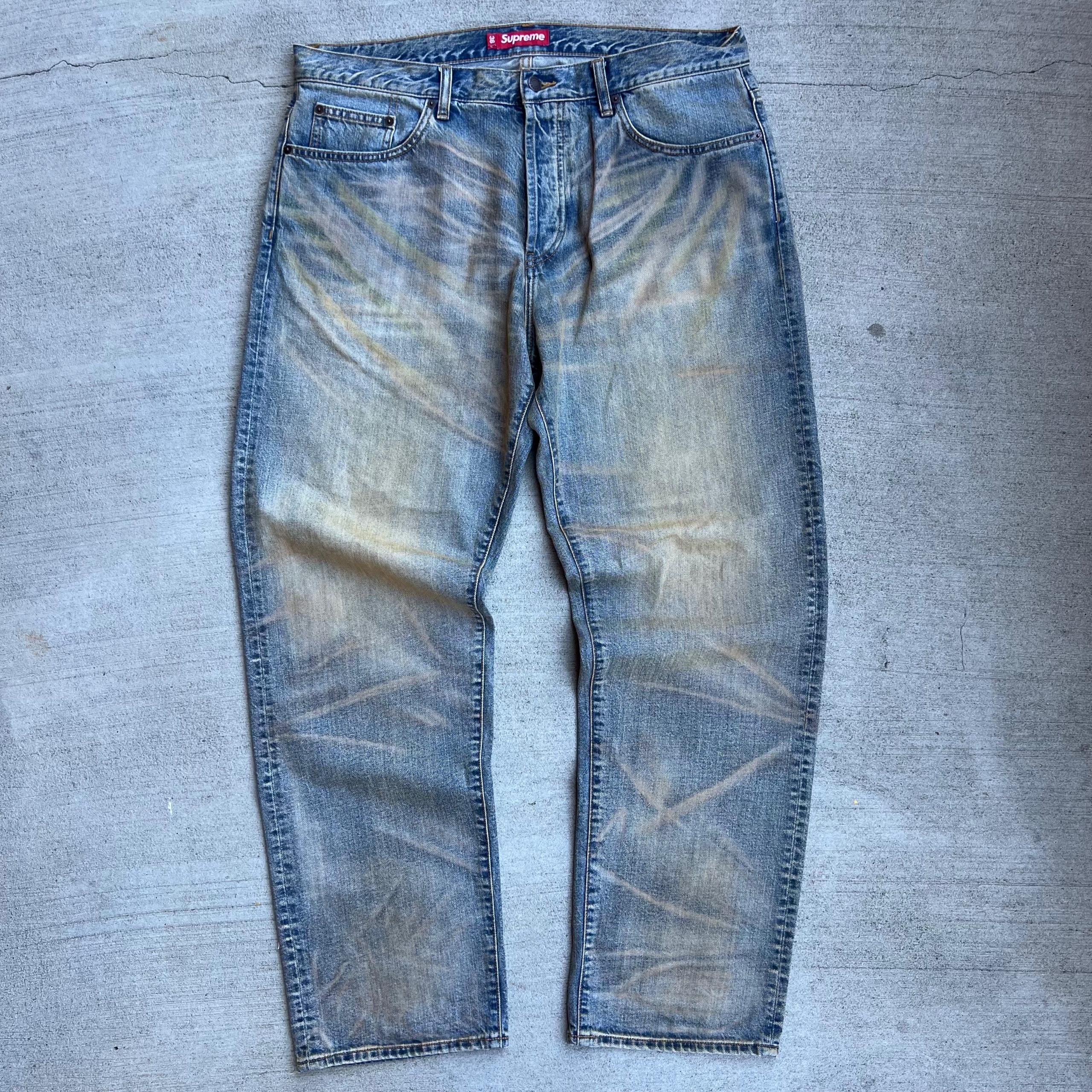 Supreme Dirty Indigo Denim Pants