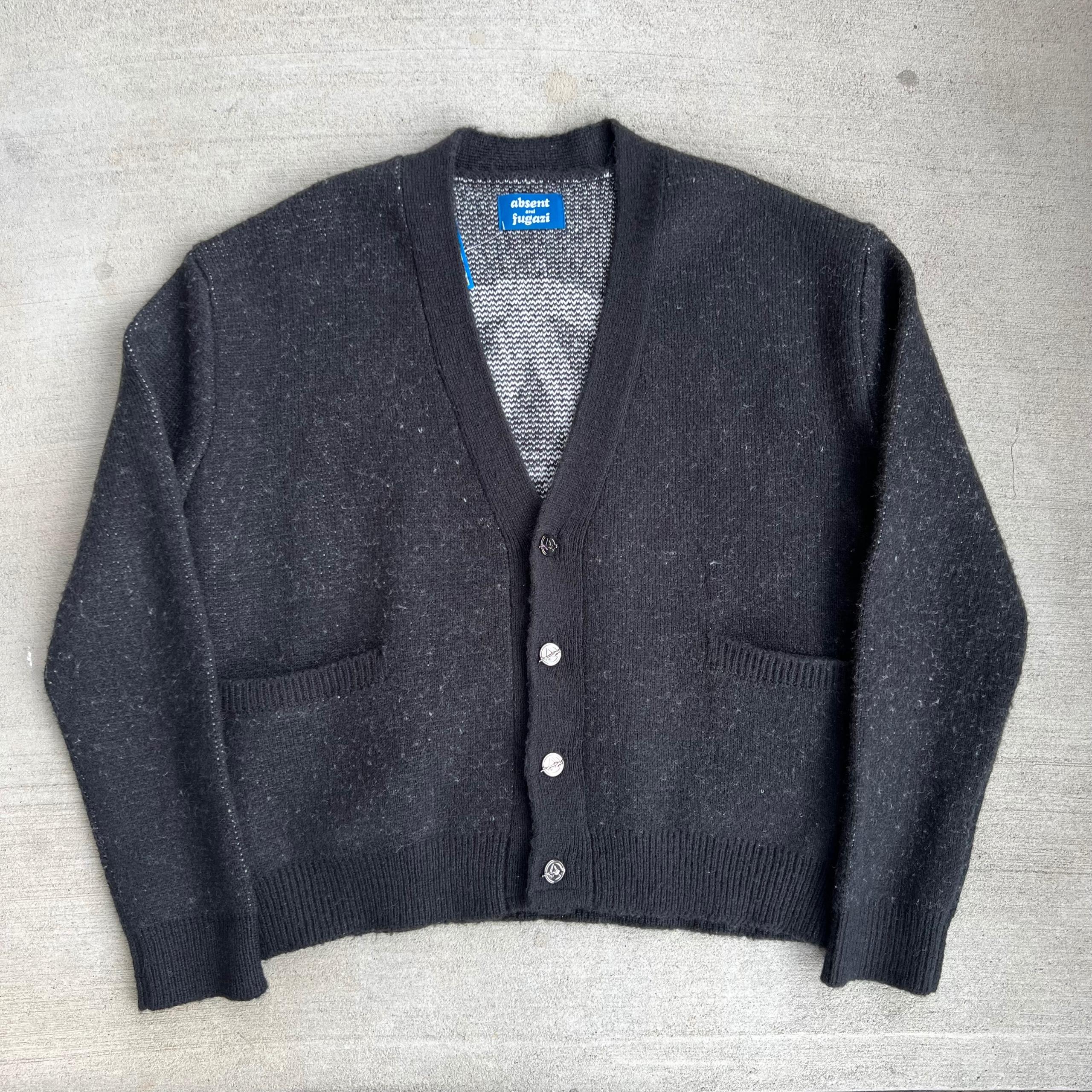 Absent Fugazi Black Cardigan